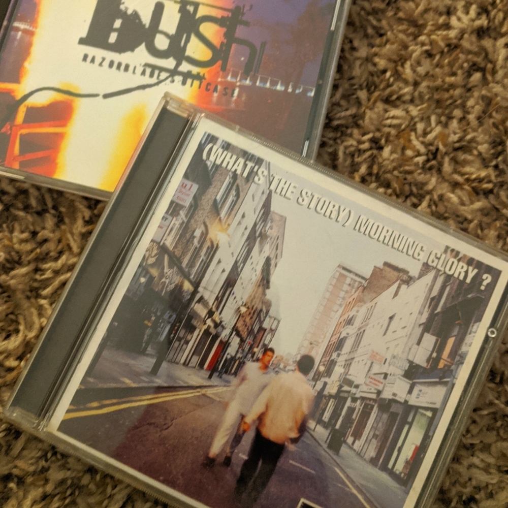 CD's (2) Bush & Oasis